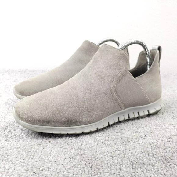 Cole Haan Zerogrand Womens Size 8 Shoes Suede Gray Slip On Boot W12323 - Picture 1 of 11